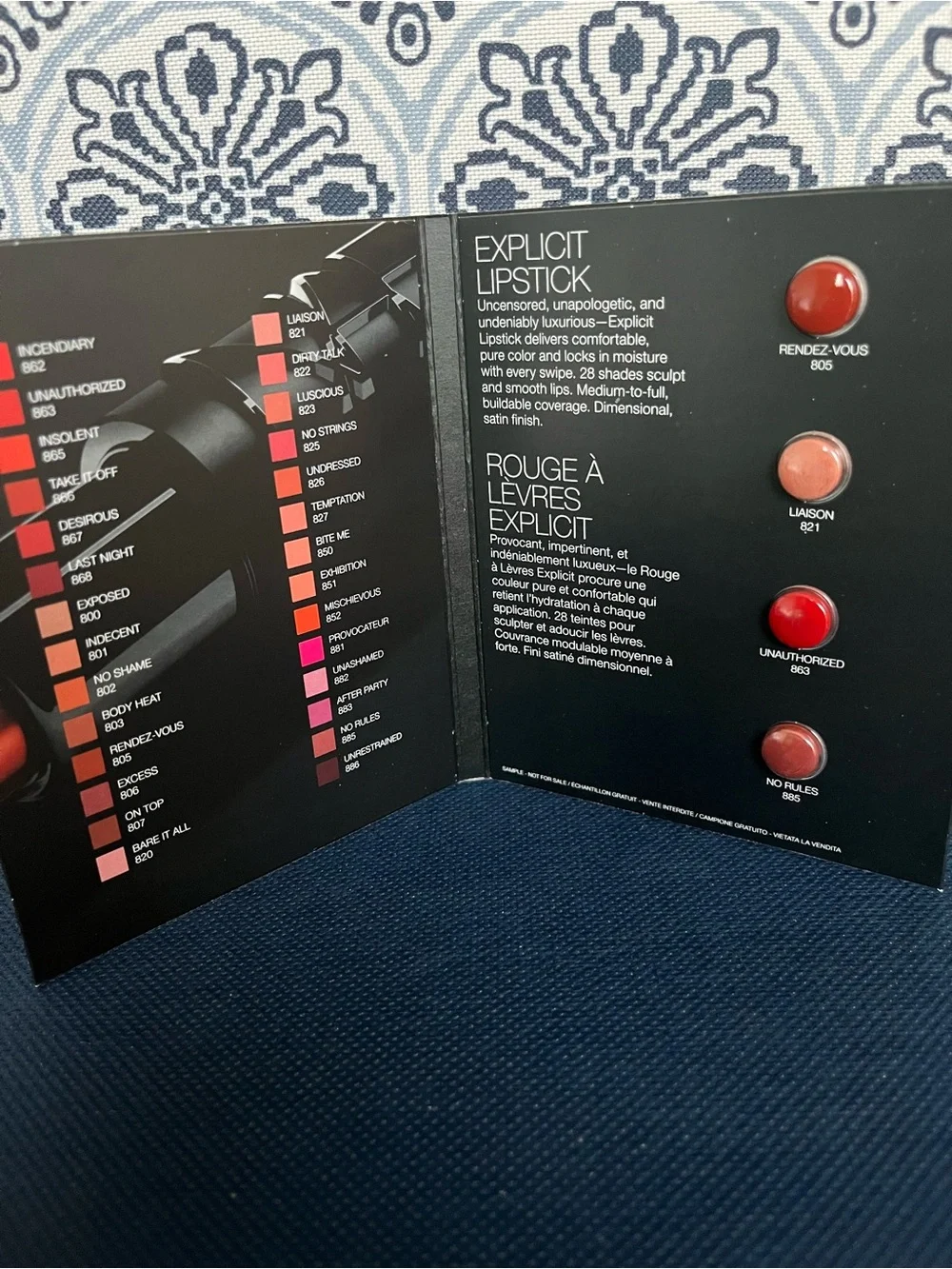 High End Luxury Makeup Samples